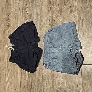 2 pair of shorts